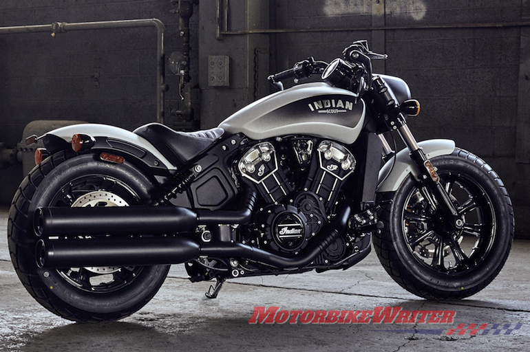 Indian Scout Bobber 2019 Indian Scout has new paint and USB