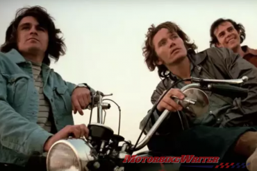 Motorcycle stars in new Orson Welles movie The Other Side of the Wind