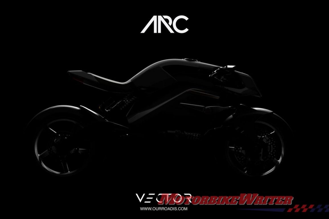 Arc Vector electric motorcycle cleanest damon