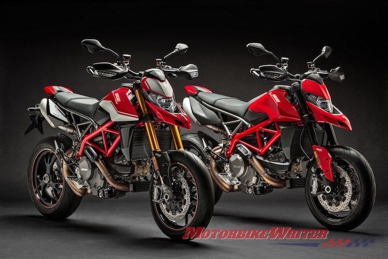 2019 Ducati range Hypermotard 95
