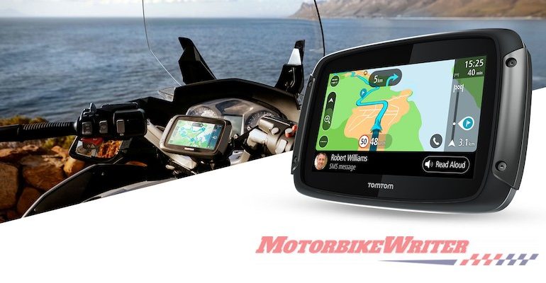TomTom Rider 550 GPS satnav gem