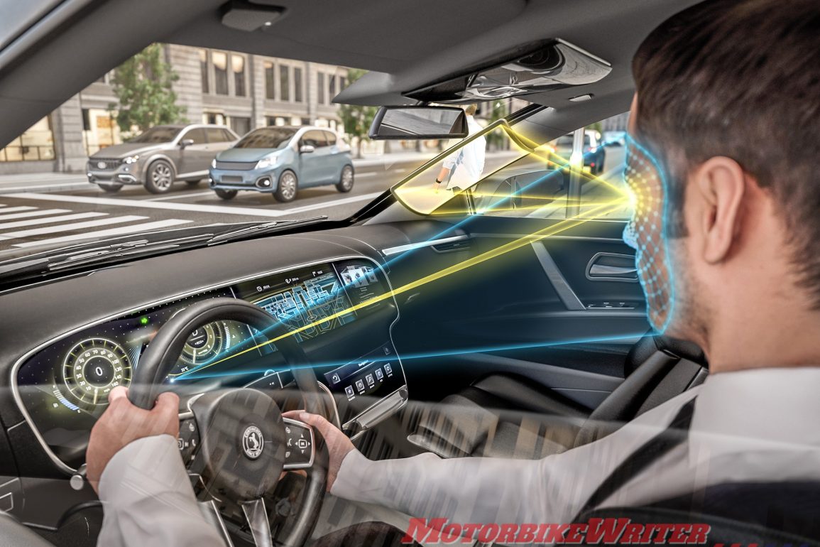 Blind spot SMIDSY Continental German tech company Continental is working on a system to make thick A pillars in cars invisible so drivers can see motorcyclists, cyclists and pedestrians.
