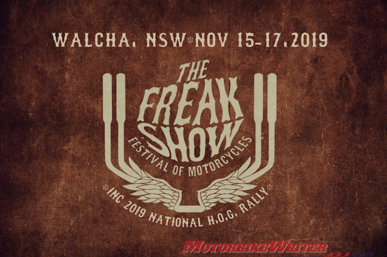 Walcha Freak Show motorcycles HOG rally