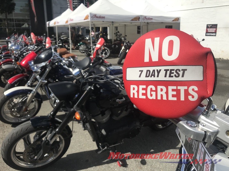 sell buy test ride demo motorcycle sales showroom selling motorcycles regrets