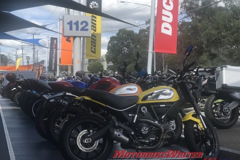 KTM test ride demo motorcycle sales showroom selling motorcycles ducati suzuki