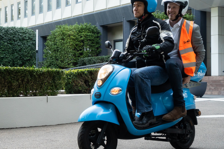 Scooti ride-sharing scooter service