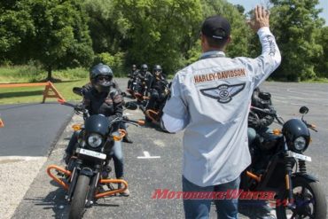Lessons Harley-Davidson Riding Academy uni course