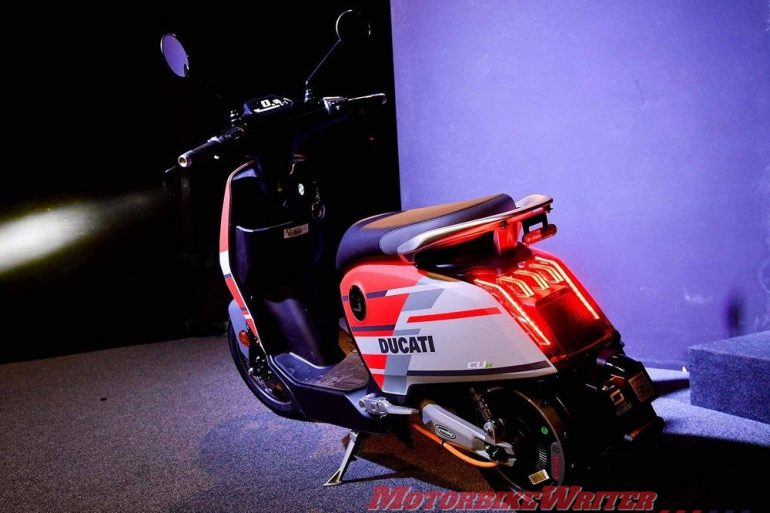 Ducati Super SOCO electric scooters $5000 spark