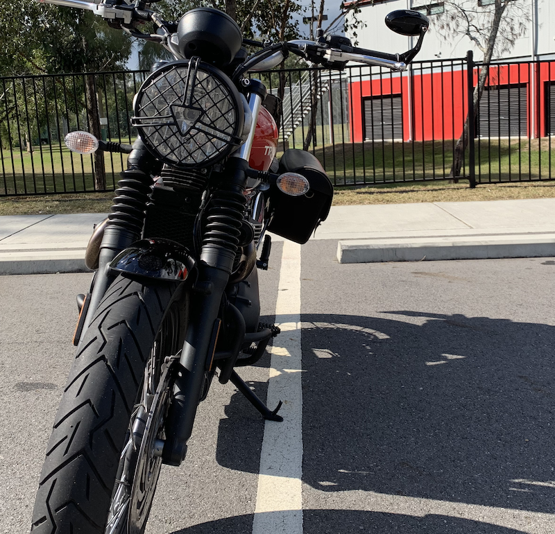 Parking fine Motorcycle parking under siege park