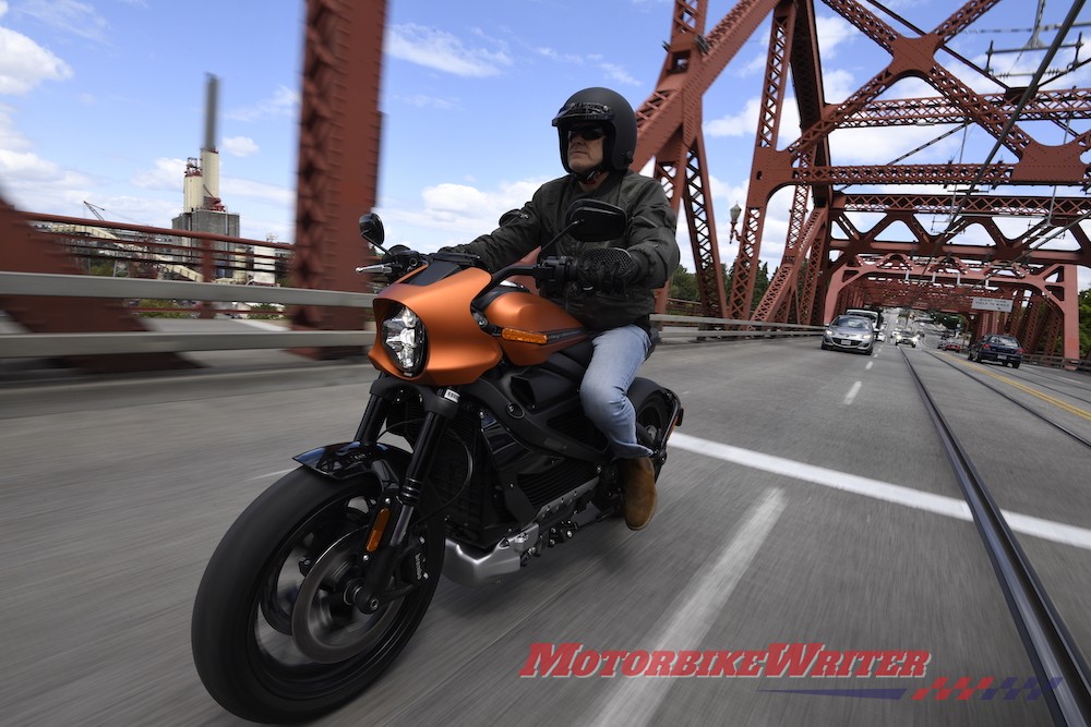 Harley-Davidson LiveWire electric motorcycle soundtrack