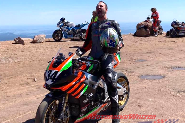 Australian motorcycle journalist Rennie Scaysbrook has posted a video of his record run at the recent Pikes Peak International Hillclimb in Colorado. forever
