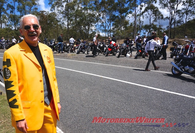 Distinguished Gentleman's Ride Brisbane Jeff Gough fundraising