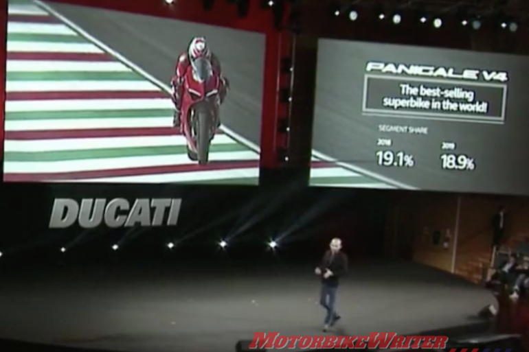 Claudio Domenicali and the Ducati Panigale V4