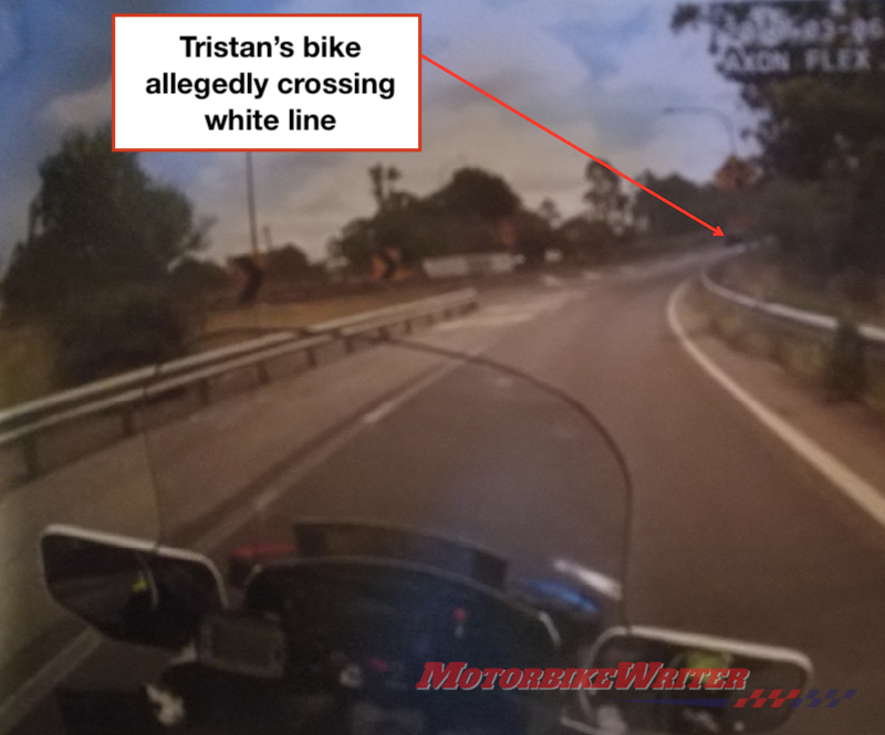 Tristan Holland police hypocrisy white line