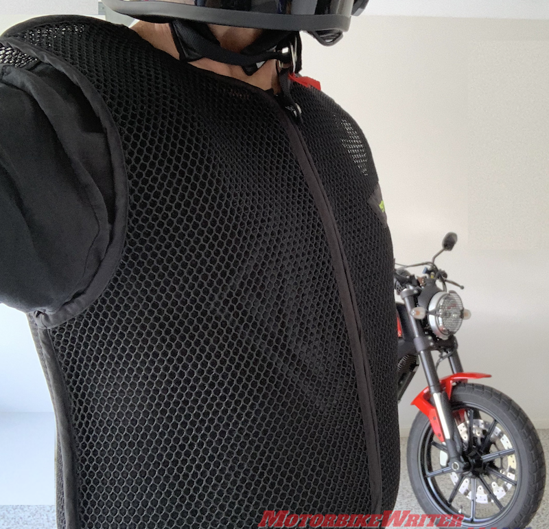 XL MCW Mens Mesh Air Vent Motorcycle Motorbike Armour Jacket CE Protector Mesh Velcro Closure Summer Jacket Black