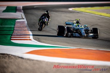 Valentino Rossi Lewis Hamilton MotoGP F1 duel