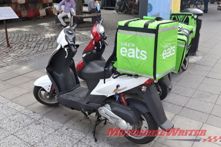 ubereats scooter bag fate delivery