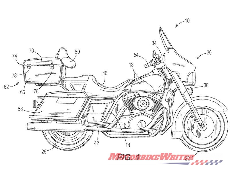 Harley patent for gyroscope self-balancing bike