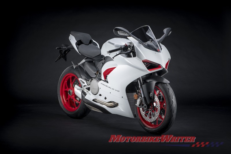 Ducati Panigale V2 in white
