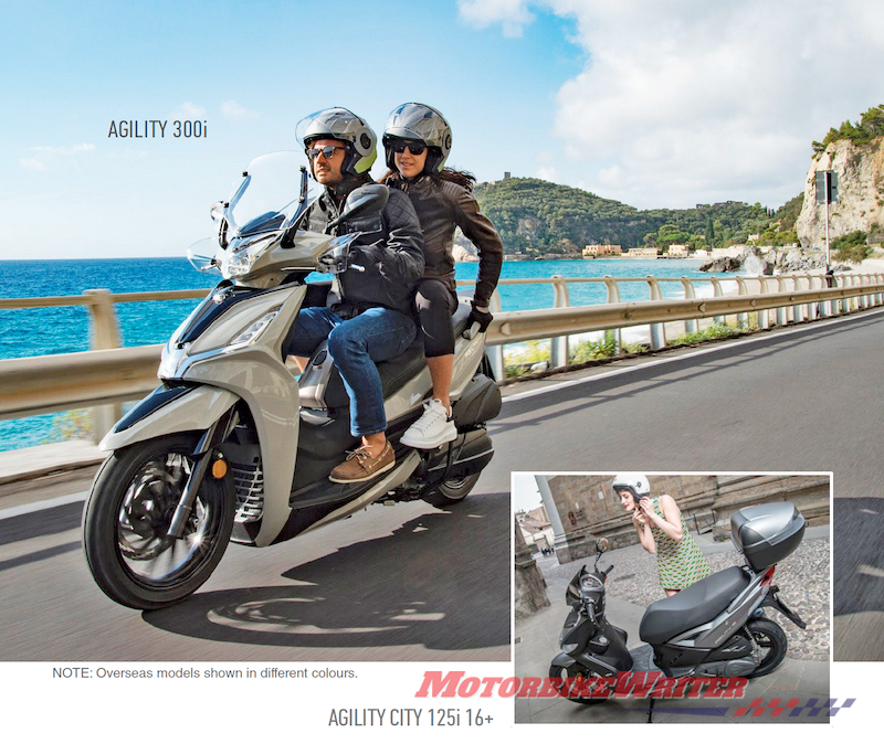 Kymco agility scooters