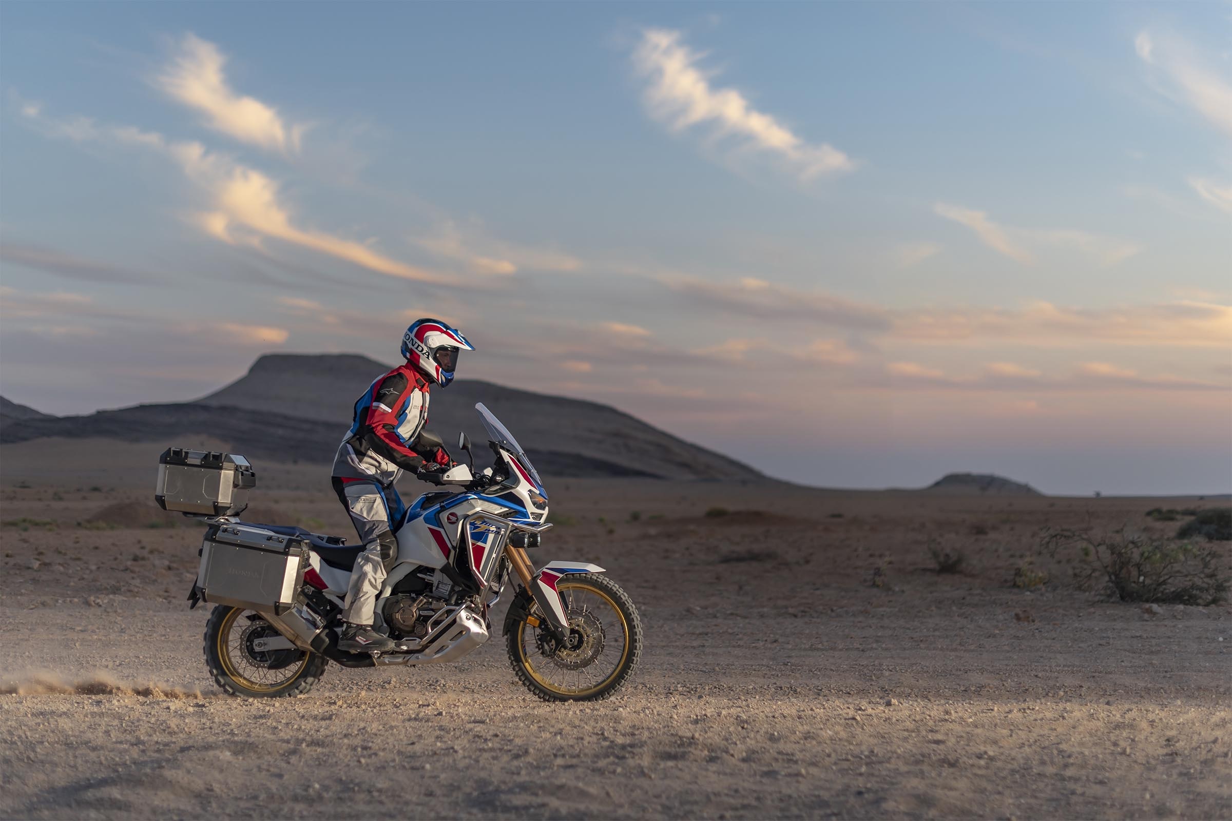 2020 Honda Africa Twin Riding In The Desert