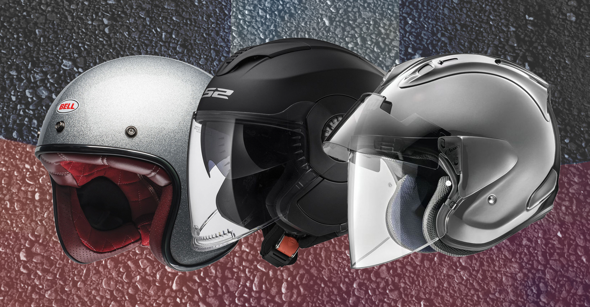 Motorcycle Bike 3/4 Open Face Half Helmet Full Shield Visor Helmets 