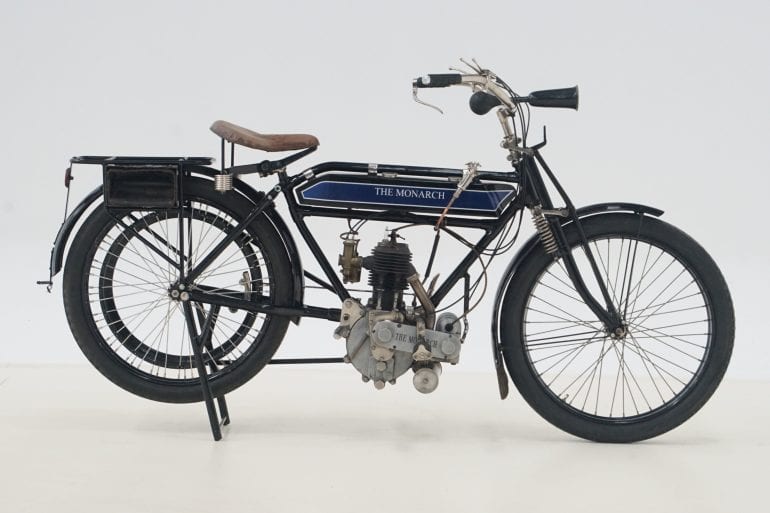Australian-built single cylinder circa-1913 Monarch 'Jap' 500cc