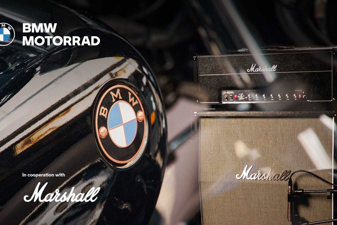 A view of the BMW poster in collaboration with Marshall