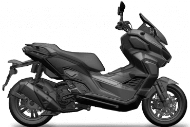 A side profile of the 3D blueprints of the Moto Xtreme 250 spreading around the internet