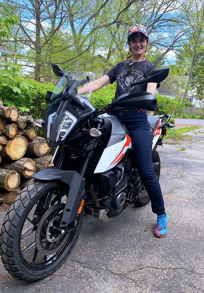 a view of Karleen Eberle (from Raven Rova) on her 2020 KTM 390 ATV