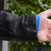 Close-up of jacketed sleeve with Fieldsheer Mobile Cooling Long Sleeve shirt visible under cuff