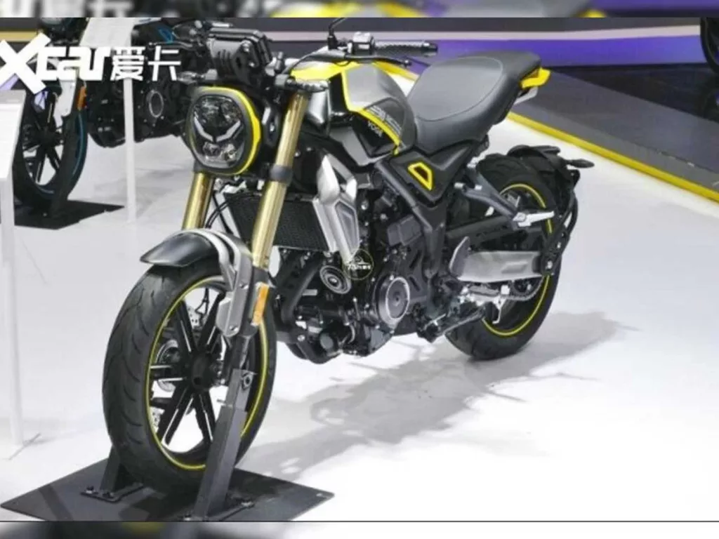 A view of the all-new Voge 350 AC to soon be debuted in China