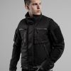 A model featuring the Tactical shirt and Combat gilet (vest) from Enginehawk