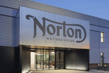 A view of the new global headquarters for Norton Motorcycles, in Sulihill