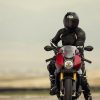 Rider on 2022 Triumph Speed Triple RR with red fairing