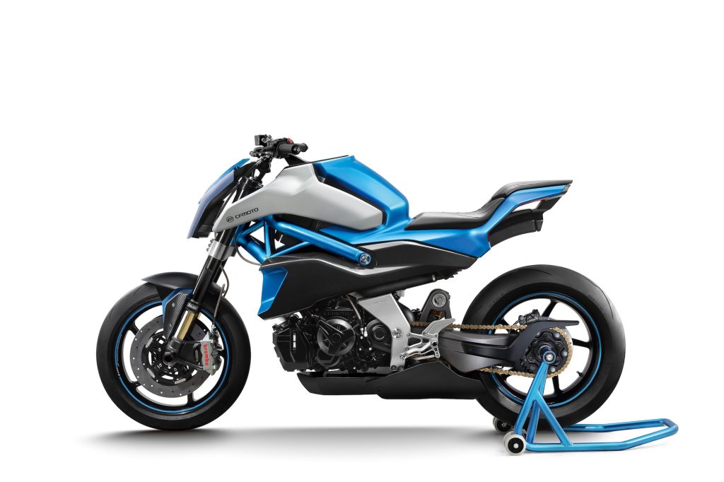 CFMoto's new Streetfighter model. Media sourced from DriveMag Riders.