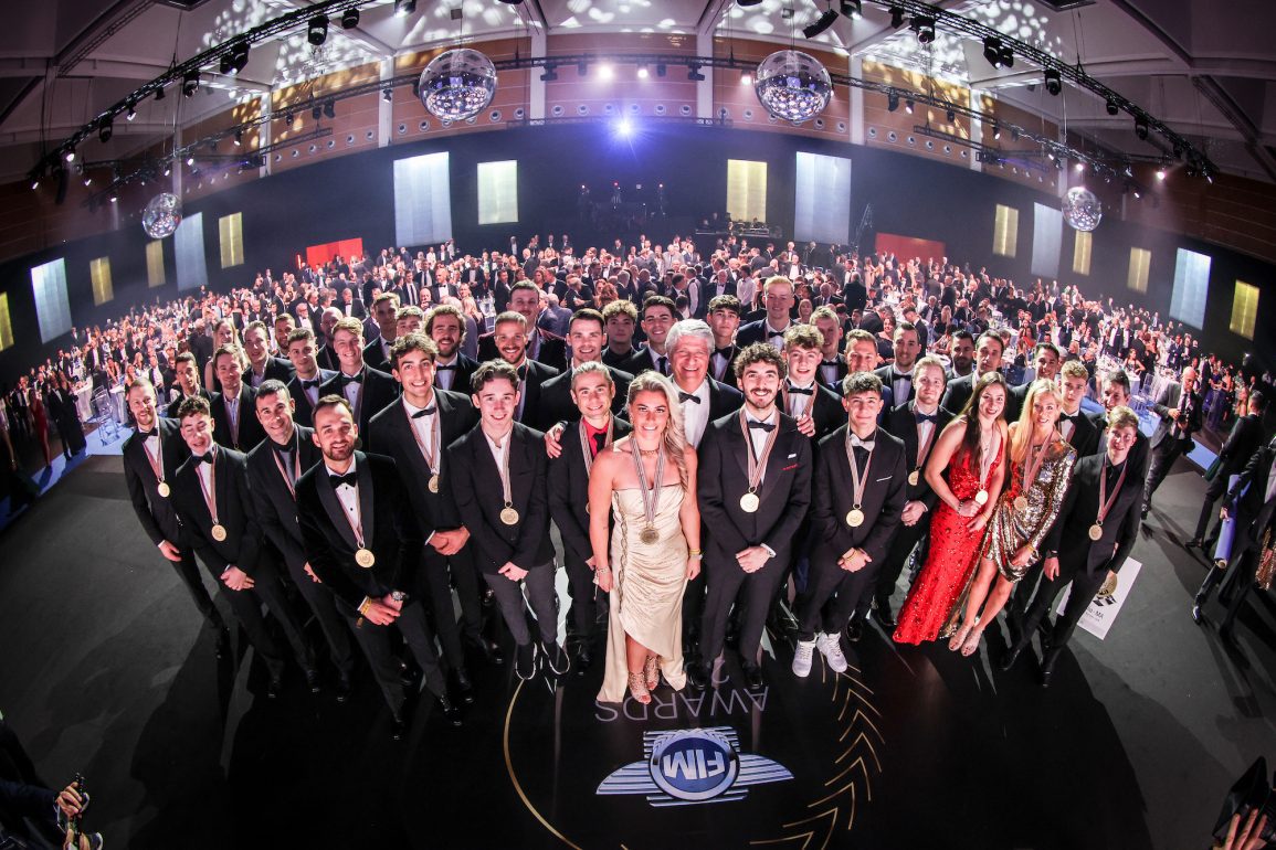 The crowd present at 2022's FIM Awards ceremony. Media sourced from KTM's relevant press release.
