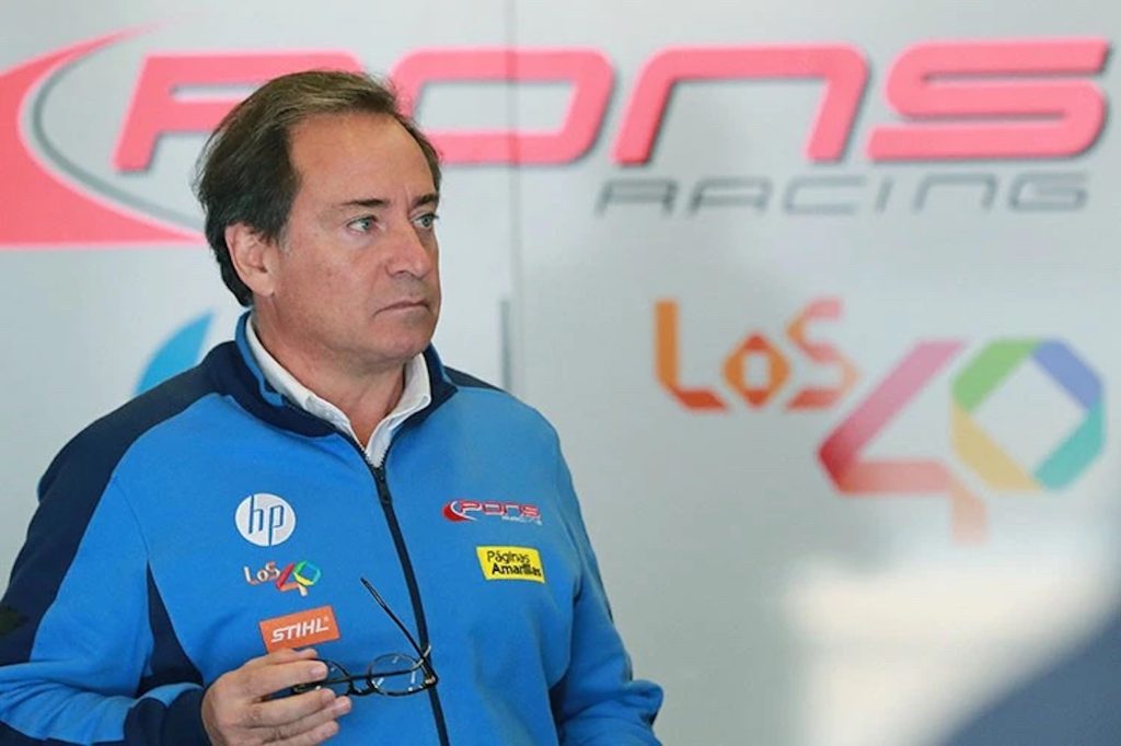 Sito Pons, on the particulars of Moto2's evolution in manufacturing politics. Media sourced from Speed Week.