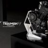 Triumph's Moto2 engines, which will soon carry E40 bio-fuel, followed shortly thereafter with E100. Media sourced from CycleWorld.
